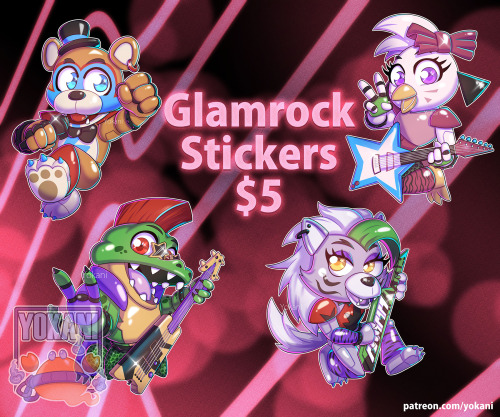 my FNAF stickers I totally forgot to share here!available on my Etsyhttps://etsy.me/3DMyePV