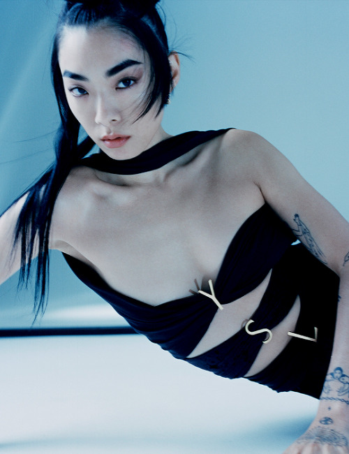 RINA SAWAYAMA— styling by Natasha Royt, photography by Jon Ervin / Porter Magazine