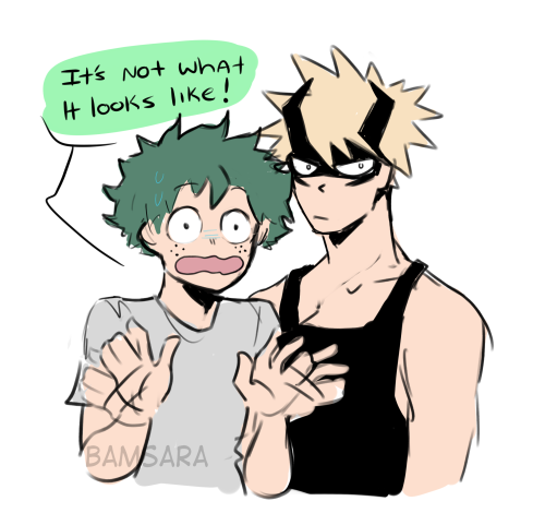 bamsara: I may or may not be fleshing out that demon Bakugo idea I had :P it&rsquo;s funny, &lsquo;c