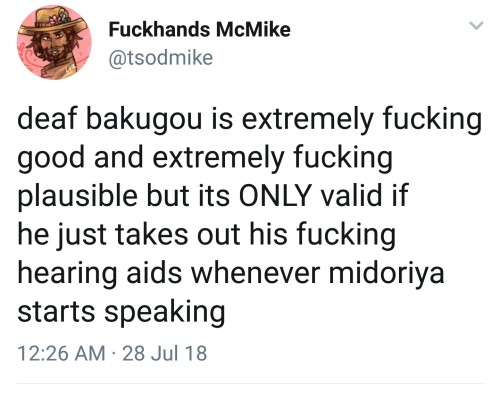 boku-no-meme-academia: some deaf bakugou for the soul