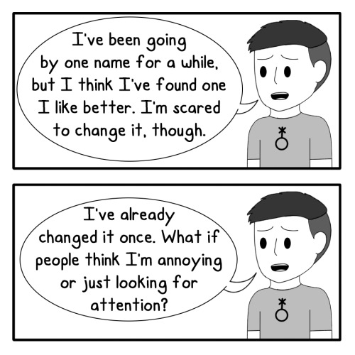 finley-myself:First | Previous | NextChange your name as many times as you need