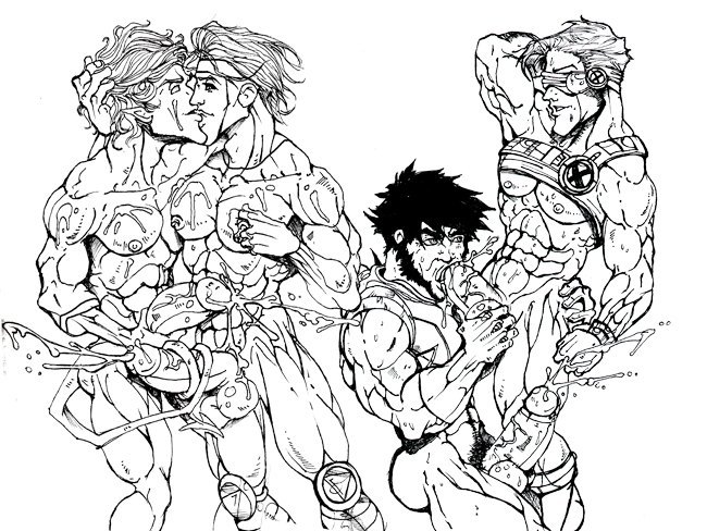 jockman87:  First Pic is Gambit from the X-Men. I feel like he is the sexual dynamite