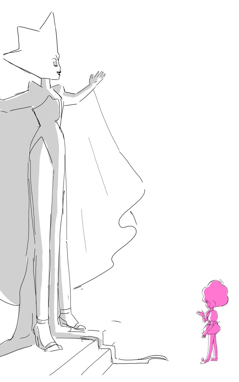 ahhween:  Until drawing white next to anyone, i didn’t realize how BIG she is