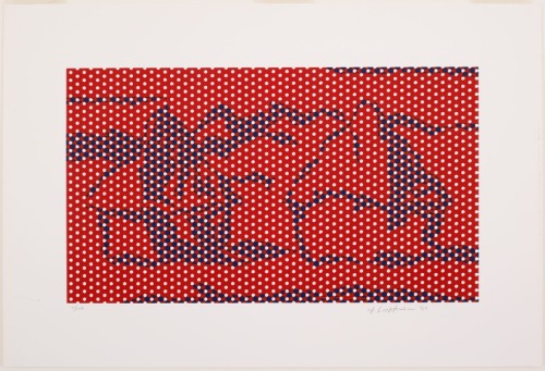 Haystacks #5, Roy Lichtenstein, 1969, Art Institute of Chicago: Prints and DrawingsPurchased with fu