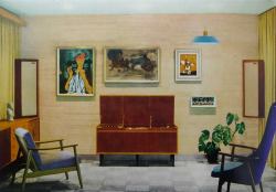 Late 50&rsquo;s Ideal home: Tannoy Corner Chatsworth Illustration