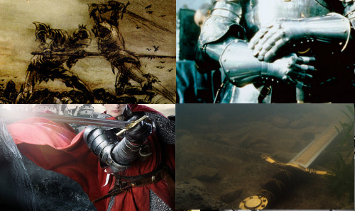 lowkeylyesmyths:Mythology meme | [2/2 Objects] | Excalibur, the sword of King ArthurThere 