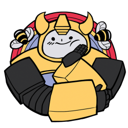 herzspalter: TFN 2018 Enamel Pins!! Dearest @larrydraws and I are gonna table again at this year’s TFNation and these two are the pin designs I made for it! Bumblefriend and Best Boy Rung! 