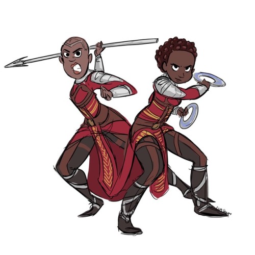 I saw Black Panther last night and the Dora Milaje have won my heart ❤️