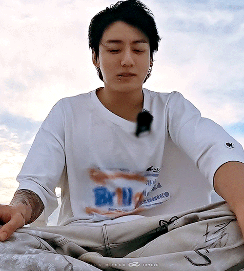 Just Jungkook Checking Himself On The Camera