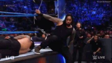 vivalavonvon:  Random gifs of The Usos from Smackdown 3/14/17