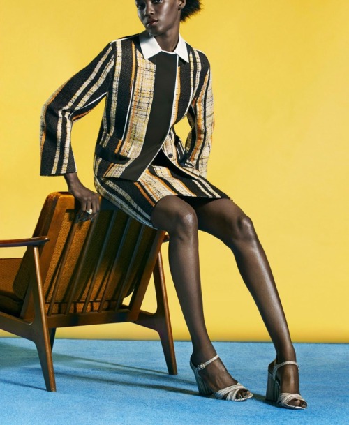 Kai Newman for Elle US April 2016 Photographer: Liz Collins Fashion Editor: Simon Robbins Hair: Davi