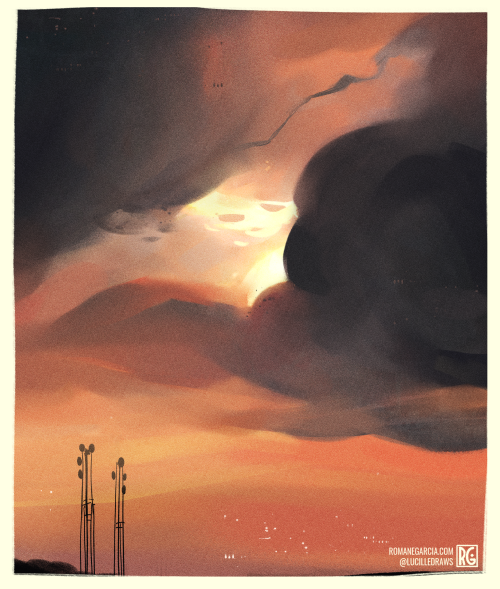 lucilledraws:Everything keeps changing.Studying cloudy skies is the most relaxing thing ever. I&rsqu
