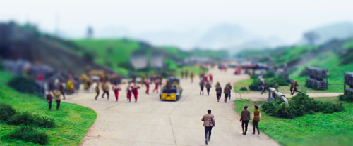 reposae:star wars + tilt shift