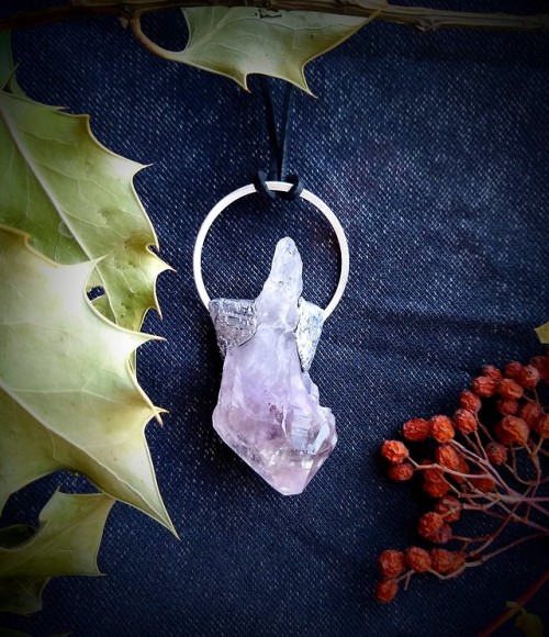 I added new unique crystal necklaces to my Etsy shop :)