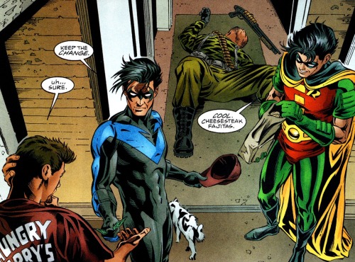 thefingerfuckingfemalefury: snapiphany: Young Justice #22 Basically working in Gotham city is fricki