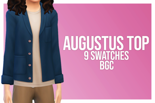 theweebsimmer: Augustus Top A nice loose top for little boys &amp; girls I made from that adult 