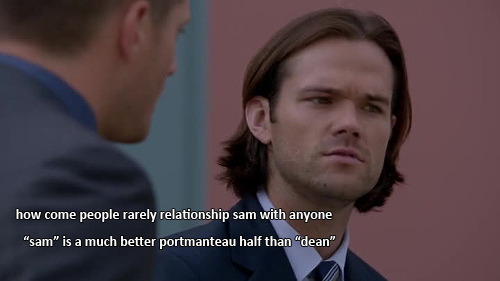 mishasminions:  SAM WINCHESTER: ULTIMATE SHIPPER