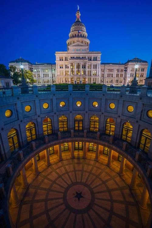 The beautiful Capitol Building in Austin, Texas.