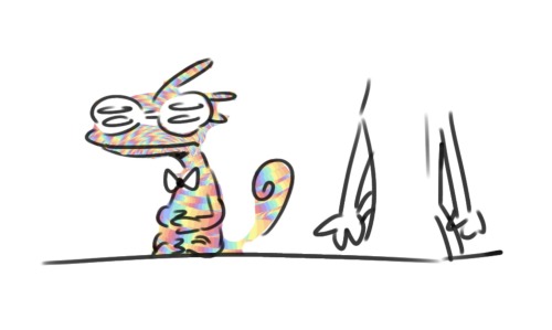 So A Headcanon I Had With @clippyzippy , Randall Went Crazy With Colors In 4th Grades Graduation Party