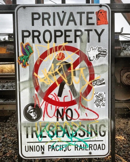 Private Property #graffiti #train #sign #streetart #graff #street #graffitiart #instart #instagraf