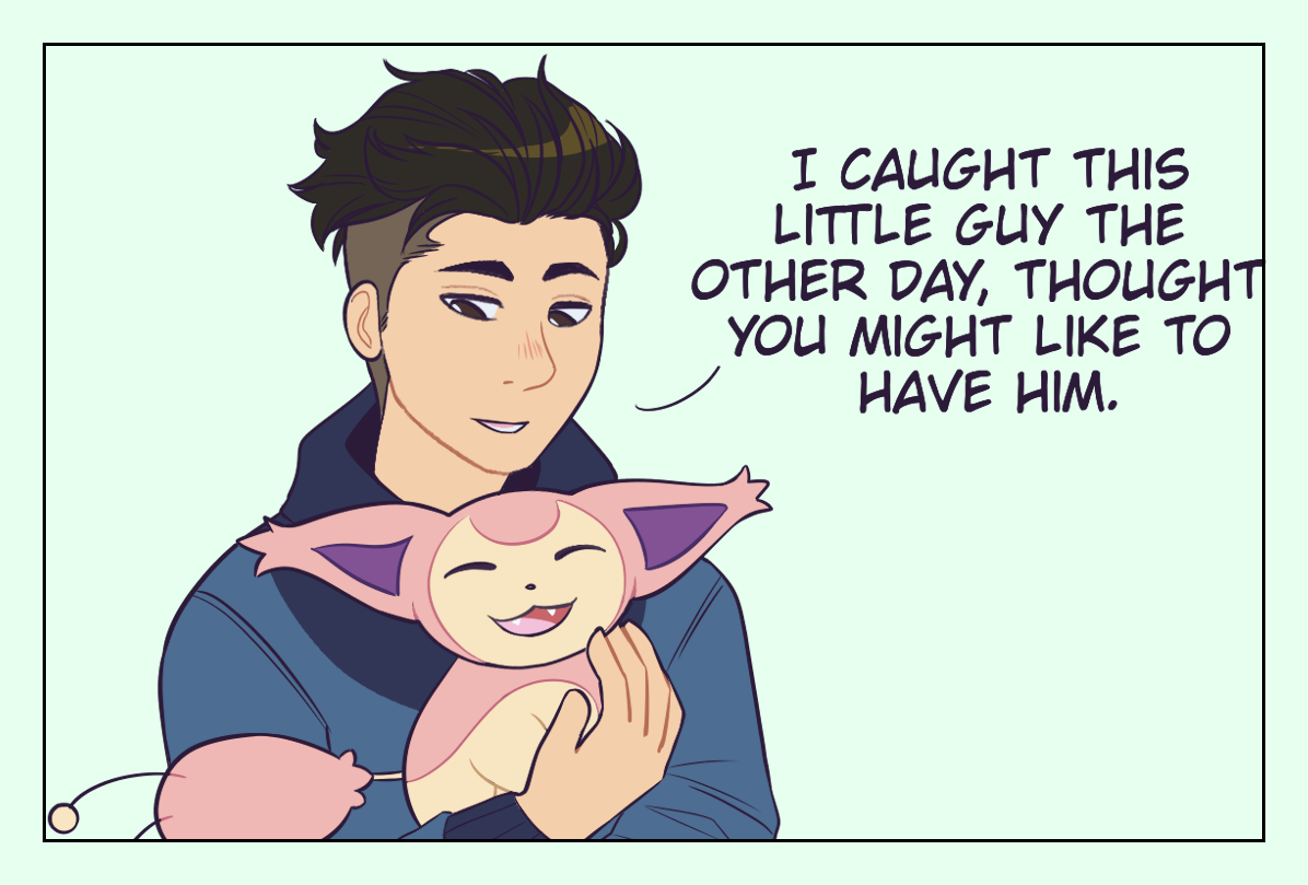 icetiiger: pokemon au!! yuri specializes in cat-type 