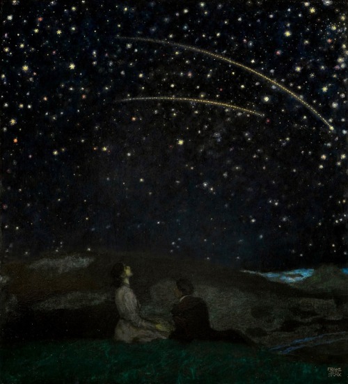 aqua-regia009:Shooting Stars (Franz and Mary Stuck), 1912 - Franz von Stuck