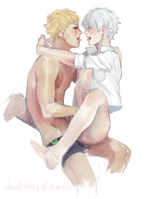noooodontlook:  shouldn’t have given myself such a short period of time to draw this, anatomy is hard ahah a idk what exactly they’re doing but looks like they enjoy it haha <3 a suggestion C: 
