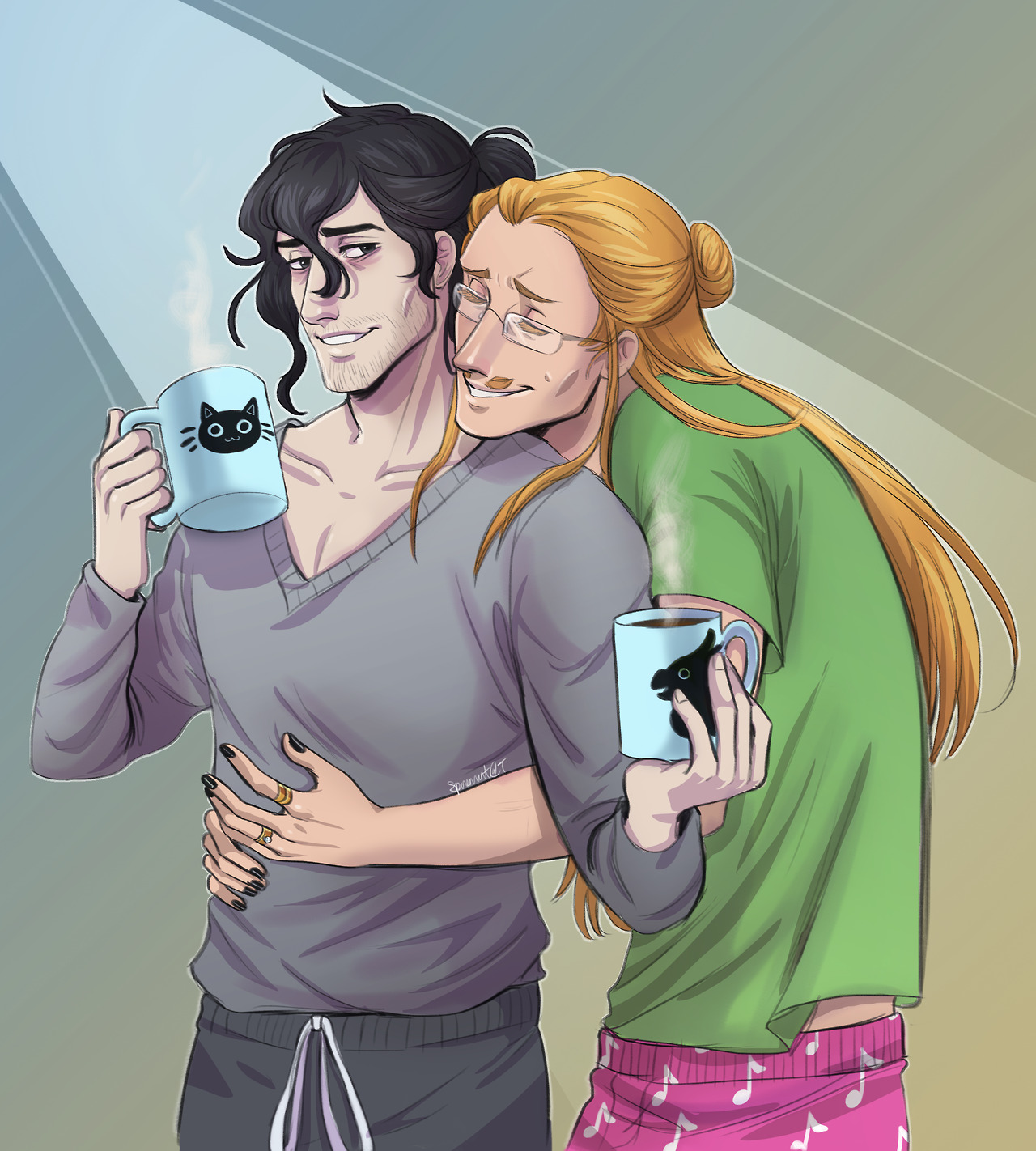 speremint:  “Love you, baby” “Just take the coffee, Hizashi…”  Some fluffy