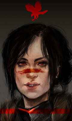 raviollies:  Welp finished with it I guess??? I never really cared for that playthrough lmao, but I was just fucking around and remembered it so hey, why not.My female Hawke, Morrigan.
