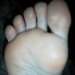 Wifes chewably sexy feet.  Who wants to lick them