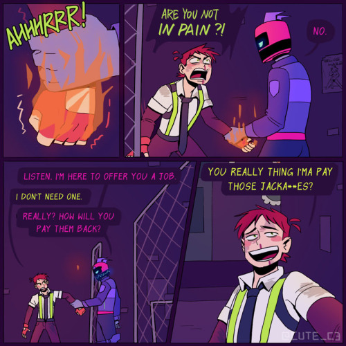  #FireforHireComic Part 6!!! Thanks for all the support! See the comic sketches and comics leaks ahe