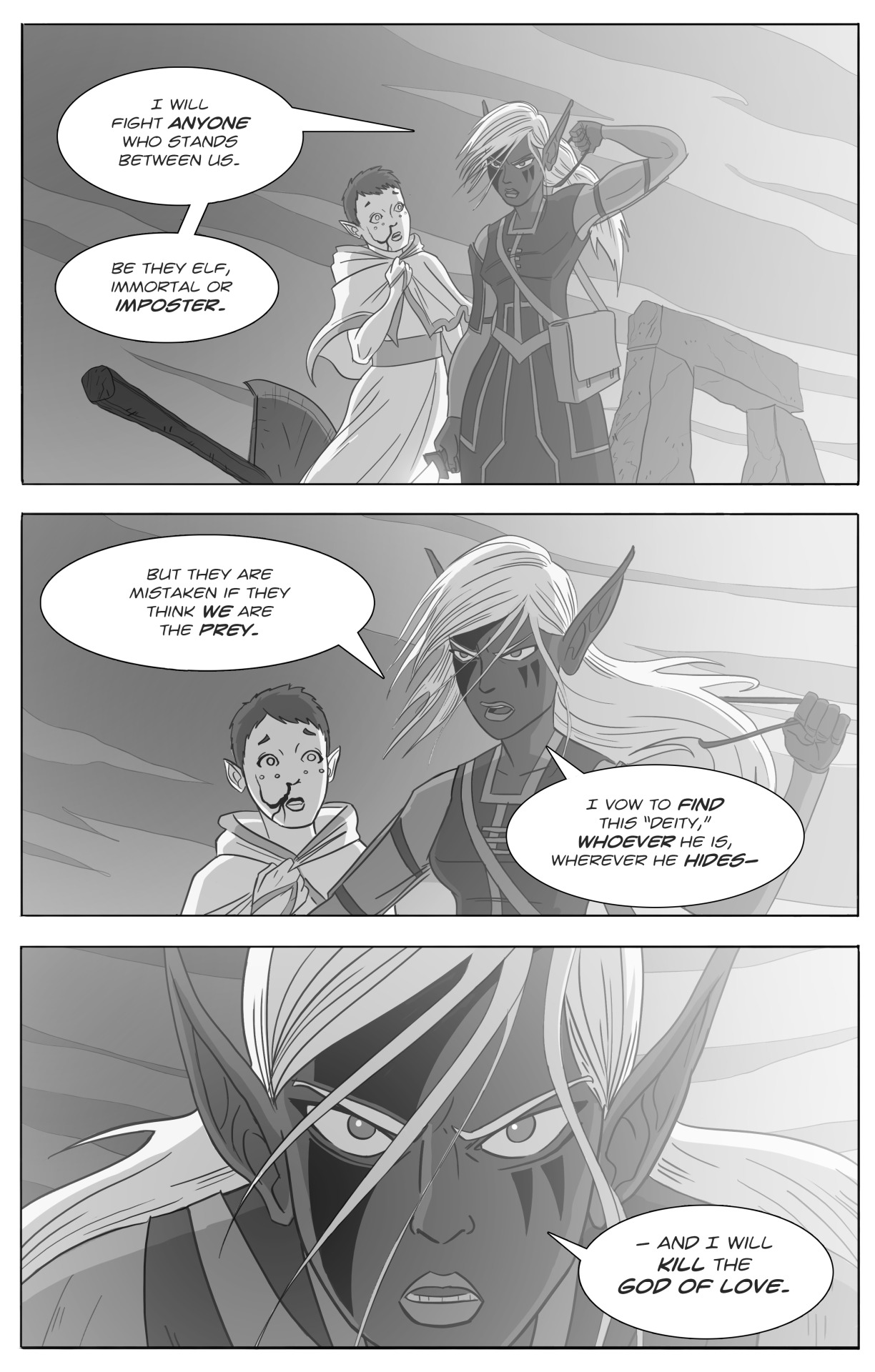 bryankonietzko:giancarlovolpe:  Nobody gets fridged on Vilya’s watchGod of Love