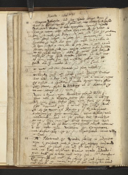 shakespearenews:The earliest mention of Shakespeare’s Twelfth Night is in a notebook of gossip, obse