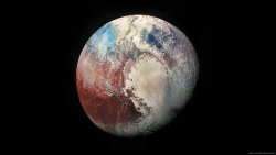 sixpenceee:  Pluto in 8K resolution. We’ve come a long way from when Pluto looked like this.sixpenceee.com/tagged/science