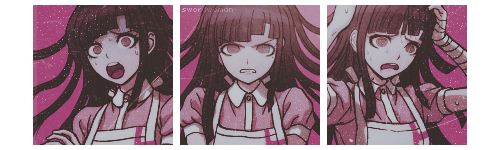 prettysodd:   M…My name is Mikan Tsumiki. Um… I… I’m very pleased to meet you! 