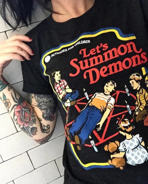 @brittanyfears wearing our ‘Let’s Summon Demons’ Shirt #regram