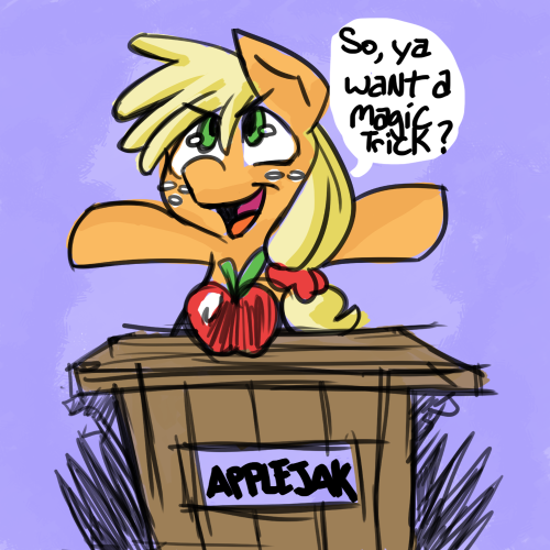trixieismagic:  It’s MAGIC!  x3 Silly AJ~