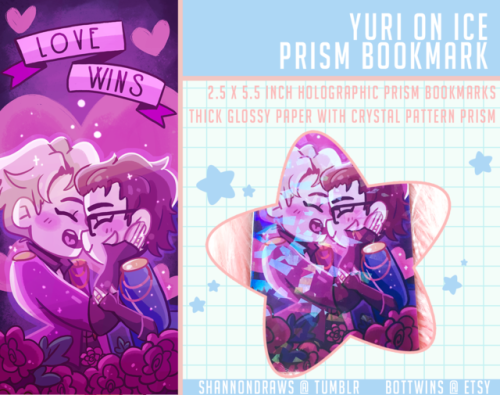 We’ve added a bunch of new stuff to our store! You can now grab some prism bookmarks as well as all 