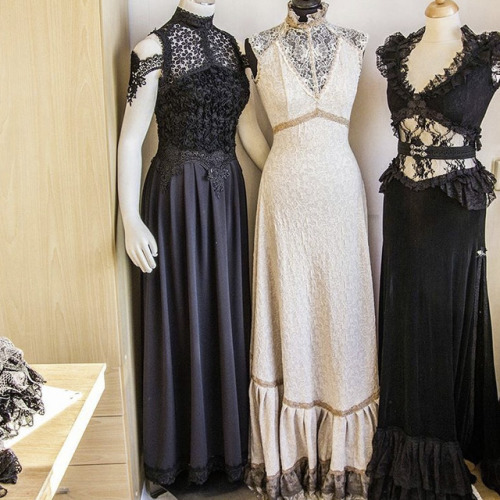 somniaromantica:When 3 of my gowns were chitchatting together in my workspace :) For all about 