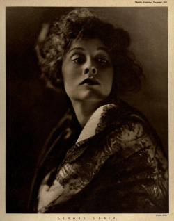 Hauntedbystorytelling: James Abbe :: Actress Lenore Ulric. Published In Theatre Magazine,