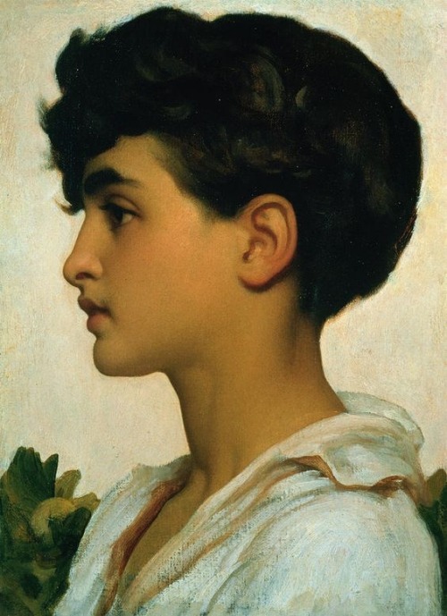 paintings-daily:Frederick Leighton (1830 - 1896) ‘Paolo’ (1875)