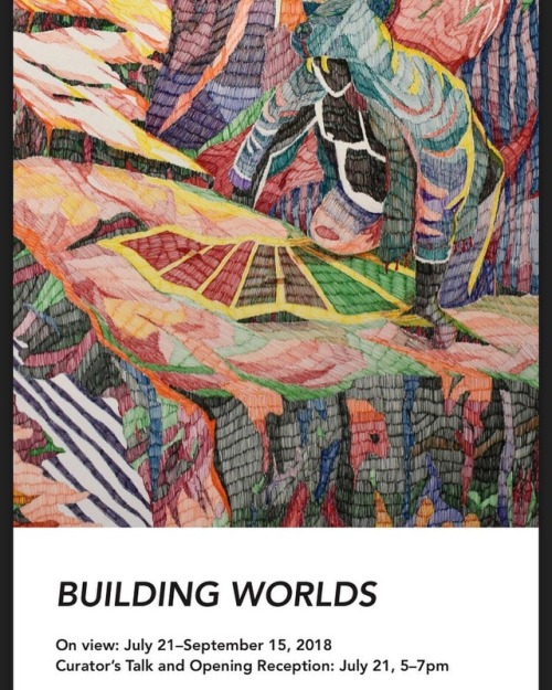 “Building Worlds” opens July 21 at @restonarts. Group exhibition with Katherine Tzu-Lan Mann, Rachel