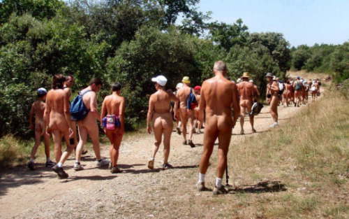 XXX forrealnudistsnaturists:  Hiking - There photo