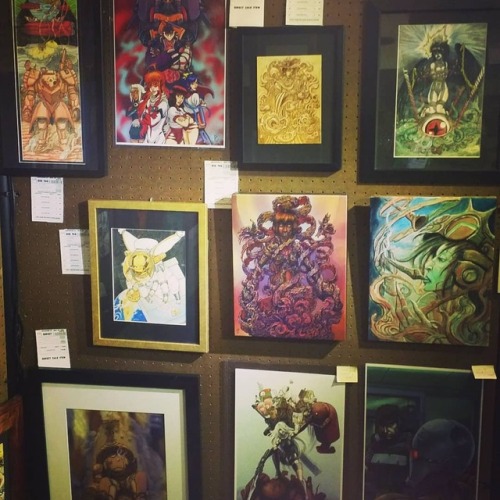 All set up today at the Norwescon art gallery! You can also find...