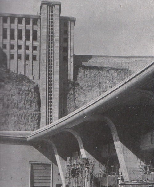 Génissiat Dam, Léon Bazin, Pierre Bourdeix and Albert Laprade, 1937-49. From L’A