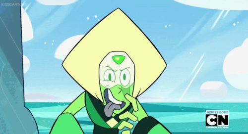 Porn charlesoberonn:  Peridot imitating Steven’s photos