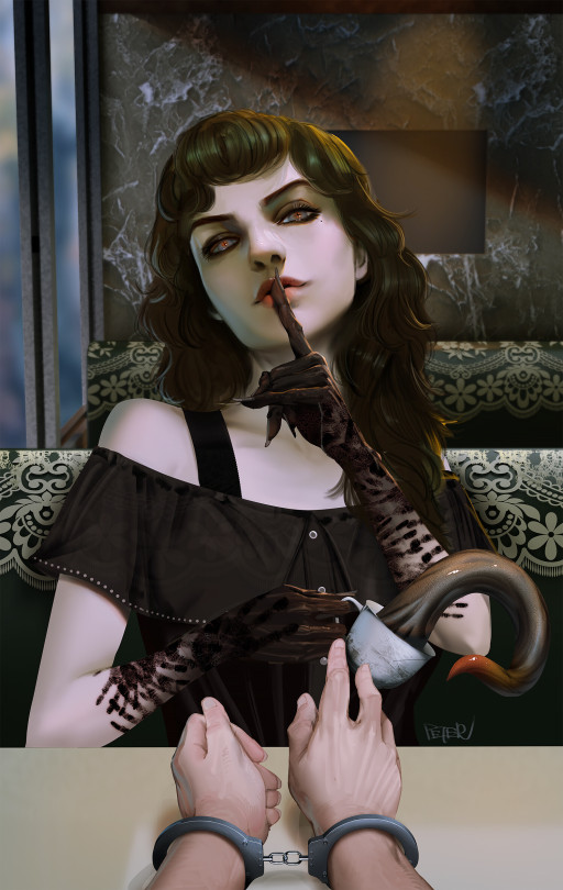 The Dark And Sinister Fantasy Themed Artworks Of Peter Xiao - Https://www.this-is-cool.co.uk/the-sinister-fantasy-creations-of-peter-xiao/