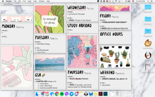 also since mac is hella cool i can add different desktops!! and i feel like this would be great for 