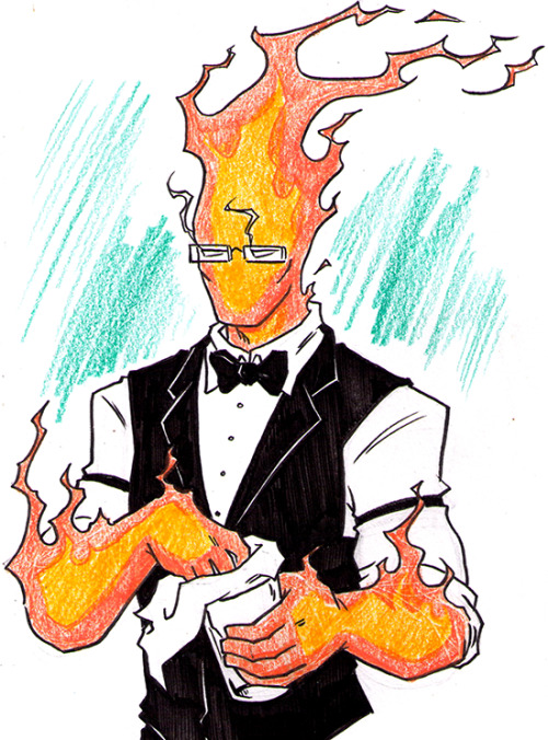u ever just&hellip; think about dudes made of fire