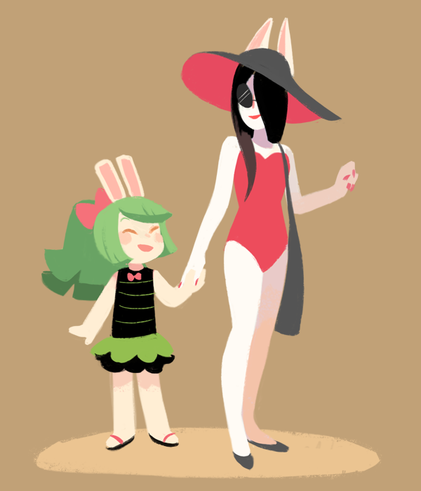 gigidigi:  Cucumber Dressed! is a book of illustrations featuring Cucumber Quest